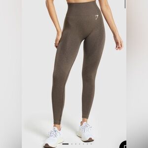 Gymshark  VITAL SEAMLESS 2.0 LEGGINGS  XXL  Brown Marl